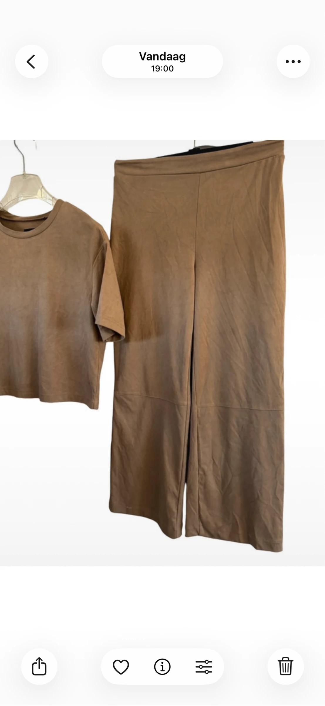 Lefties suèdelook set beige talla S – photo 7